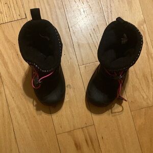 Target Kids Black and Pink Boots